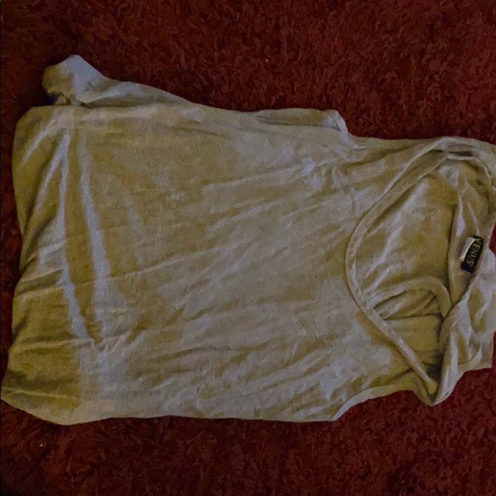 Light gray ruched dress from Venus size medium.